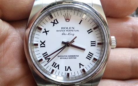 rolex 114200 white dial|Rolex air king movement.